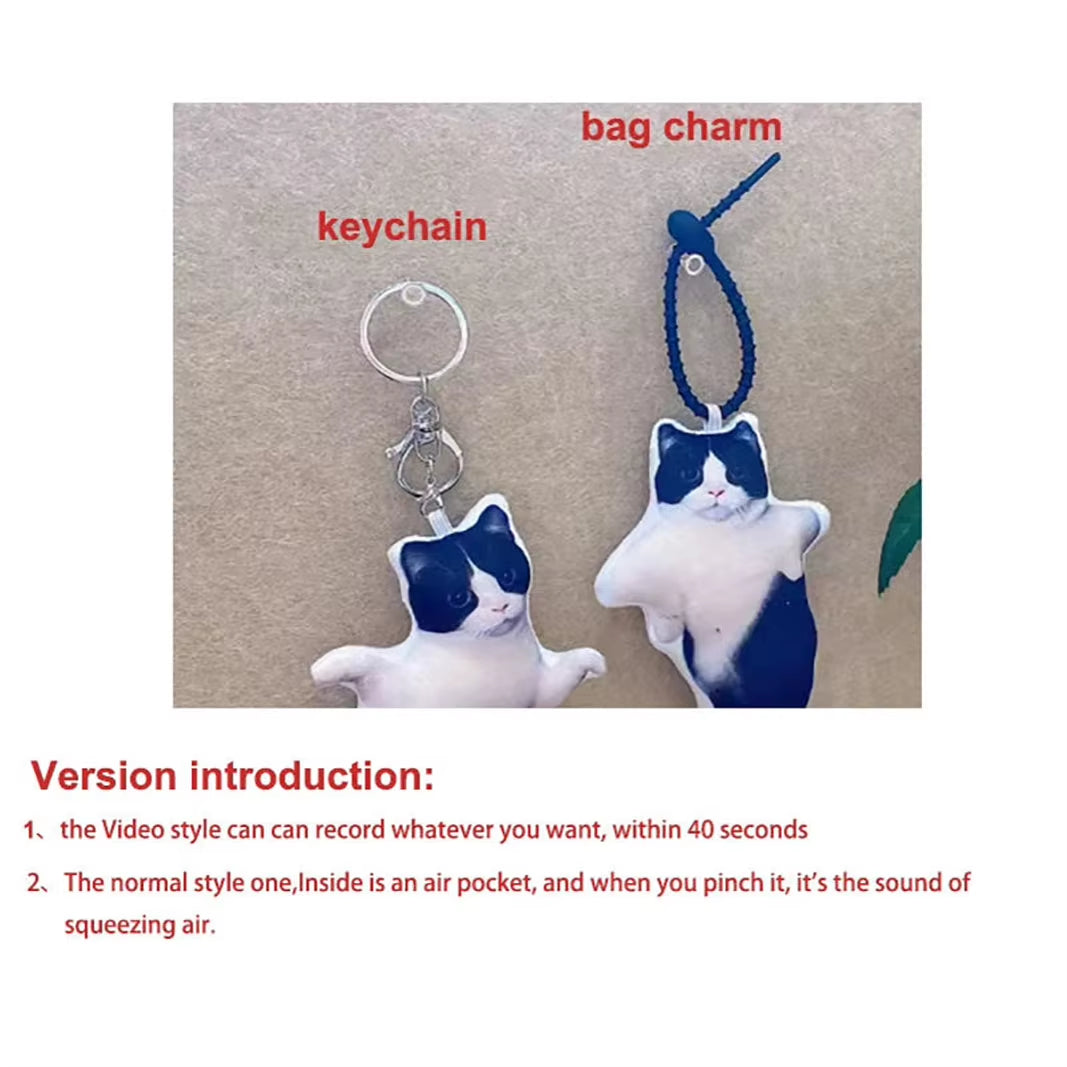 10Cm Stuffed Plush Pendats COS Game Clash Royale Goblins Crying Voice Bag Pendant Animation Keychain Doll Fan'S Cute Gift Toys